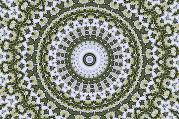 Digitally generated ceiling realms and ceiling wallpaper mural.