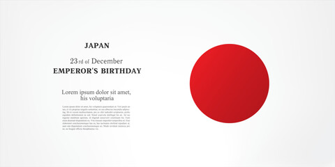 Japan. Emperor's Birthday. 23rd of December