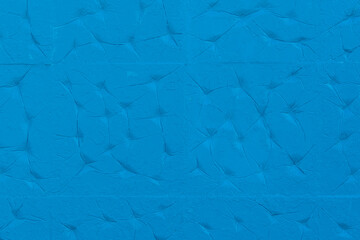 Abstract blue chaotic pattern wall texture background cement plaster concrete stucco