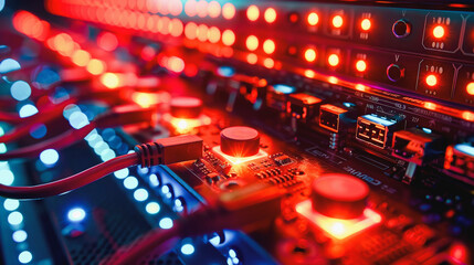 Abstract network information web science technology data center fiber optic cable 5G connection future light, fiber optical network cable