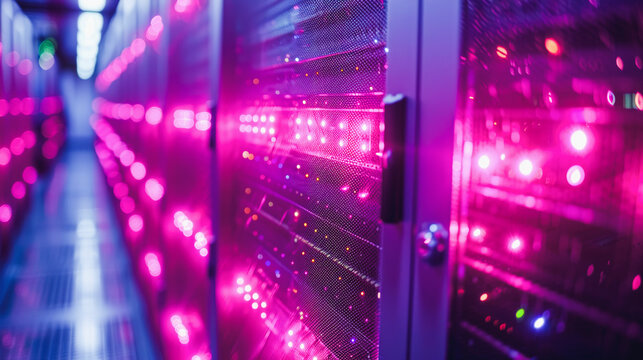 Abstract network information web science technology data center fiber optic cable 5G connection future light, fiber optical network cable - Powered by Adobe