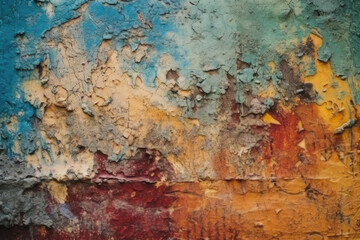 Abstract Grunge Decorative Stucco Wall