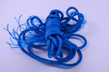 Rope is a rope made from fiber. Many different types of fibers, from plants or plastic, are twisted together

