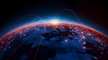 global network background