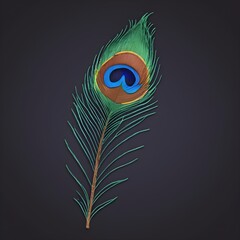 Feather pattern design