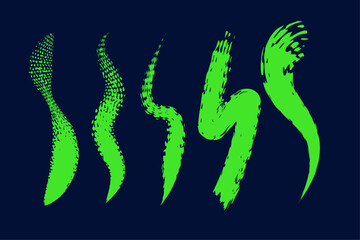 Craft label brush stroke backgrounds