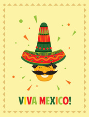 Viva Mexico! Vector graphic design