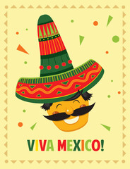 Viva Mexico! Vector graphic design