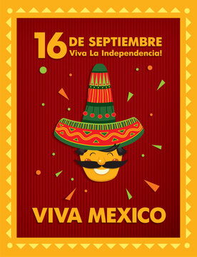 Viva Mexico! Vector graphic design