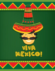 Viva Mexico! Vector graphic design