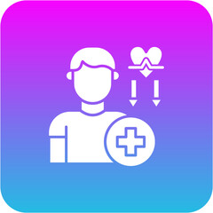 Sick patient Icon