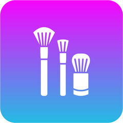 Makeup brushes Icon