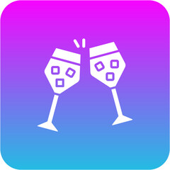 Juice glasses Icon