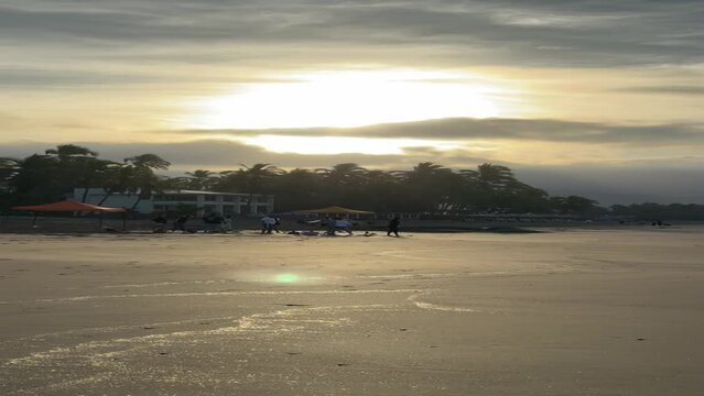 atardecer en playa boca de iguanas, la huerta jalisco