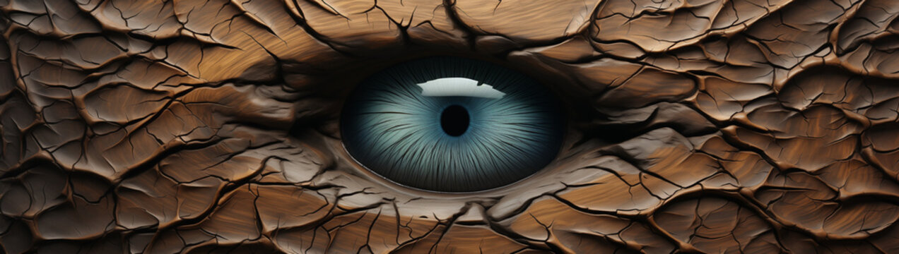 mysterious eye, wood texture, wooden surface, strict wood, wooden table, background screen saver wallpaper, strict style, cracks cracks sinister mysterious surface texture, ultra-wide HD