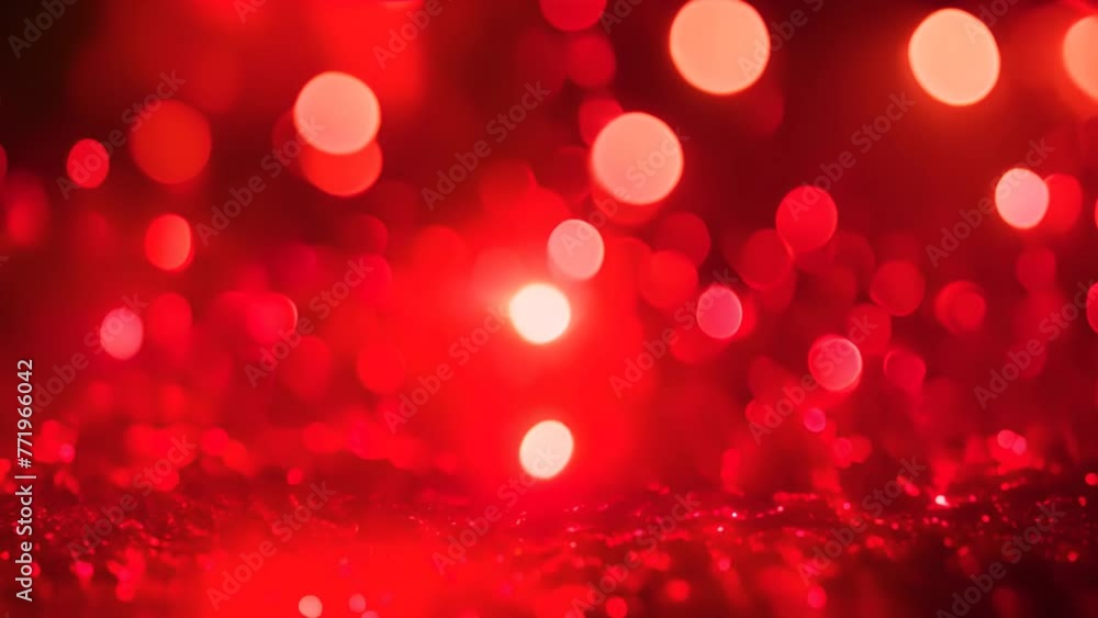 Aufkleber group of lights shining in darkness generative ai