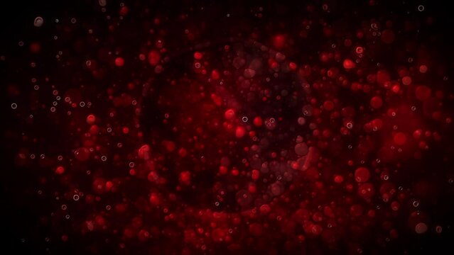 This is a stock motion graphic that shows the movement of blood cells in the body.