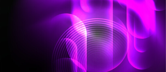 Glowing light neon shiny background. Vector Illustration For Wallpaper, Banner, Background, Card, Book Illustration, landing page