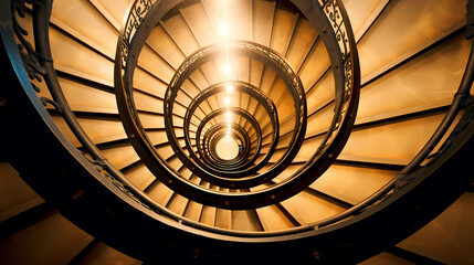 spiral staircase background