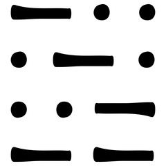 braille icon, simple vector design - obrazy, fototapety, plakaty