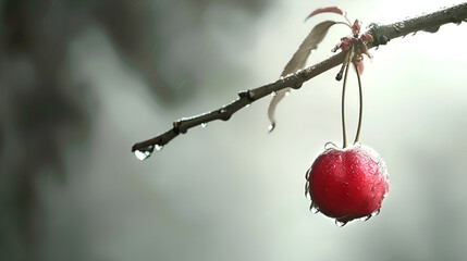 berries on a branch , generative ai