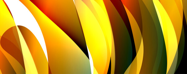 Trendy simple fluid color gradient abstract background with dynamic wave line effect. Vector Illustration For Wallpaper, Banner, Background, Card, Book Illustration, landing page