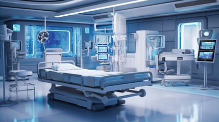 Innovative Technology In A Modern Hospital Operating Room