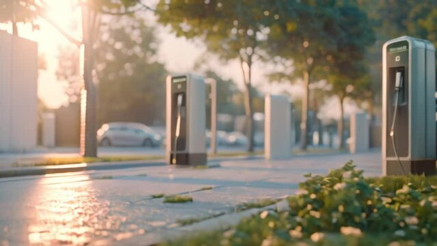 Modern fast electric vehicle charger, for charging cars