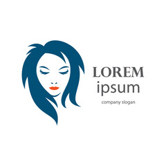 women's beauty and hair care logo design