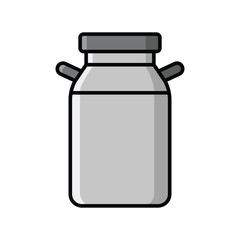milk can icon vector design template simple and clean