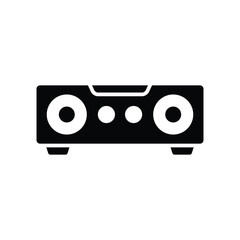 soundbar icon vector design template simple and clean