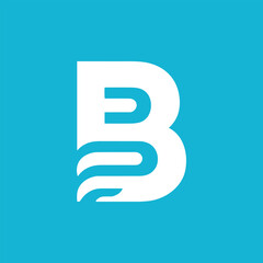 letter B modern logo