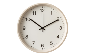 Wall clock isolated on transparent background Remove png, Clipping Path, pen tool