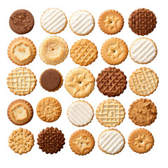Fototapeta na wymiar Delicious Biscuits isolated