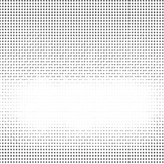 Grunge halftone dots pattern texture on white and transparent background