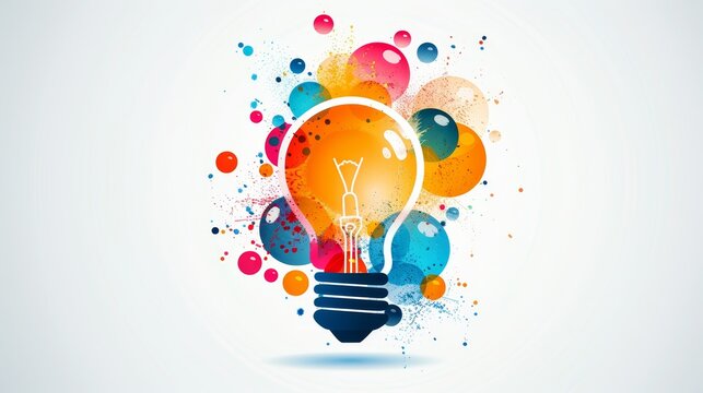 Colorful Lightbulb Moments: Bubble Up with Brilliant Ideas
