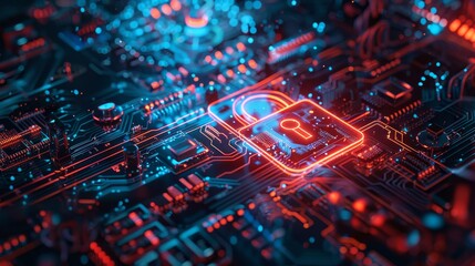 Fototapeta premium A cyber security awareness campaign highlighting the critical role of strong password security