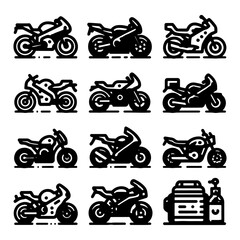 Motorbike Icon Vector