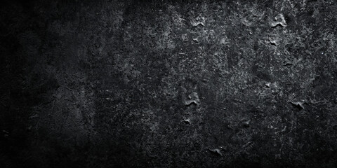 dark Black rough texture background, dark gray slate stone background,. Black granite slabs background, black paper, banner