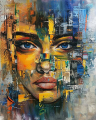 Within the canvas of thoughts, beauty intertwines with semiotic echoes, crafting an intertextual discourse, guided by the will of the mind.
