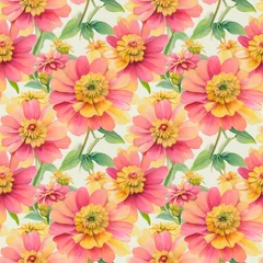 Foto op Aluminium seamless floral pattern © Алена Харченко