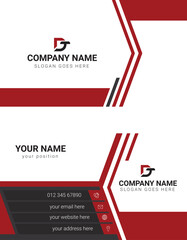 Elegant Print Business Card Design For Corporate Company