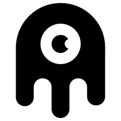 creature icon, simple vector design