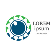 simple and creative photo camera logo design