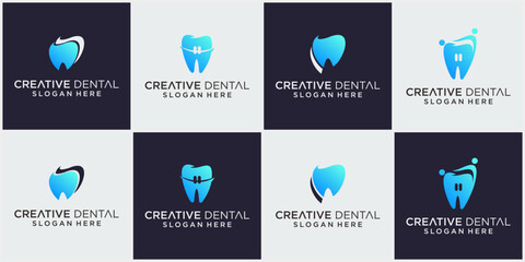 Dental logo simple logo, dental logo design. Dentist logo, dental clinic logo, dentist