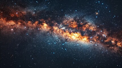 Obraz premium Generate an image focused on celestial photography