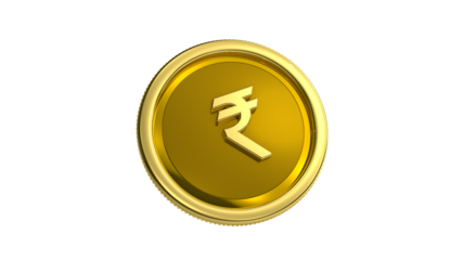 GOLD COIN INDIAN RUPEE.Gold rupee coins. Indian money, stacked golden coins. Rupee cash, currency isolated on white background vector icons. Money gold currency, cash wealth golden rupee illustration
