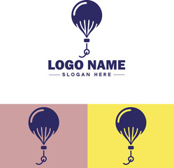 Balloon logo icon vector for business brand app icon party celebration logo balloon template