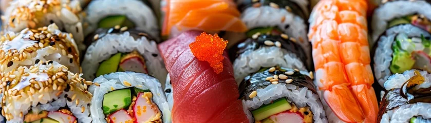 Foto op Plexiglas Antioxidant-rich sushi options © WARIT_S