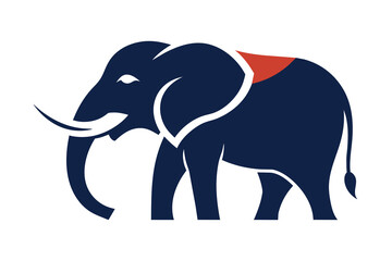 Elephant logo design vector icon